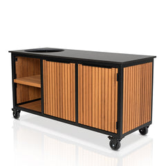 Fraaii Buitenkeuken Inferno Bamboo Teak Oil Rhombus