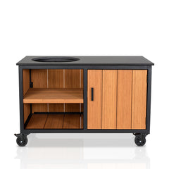 Fraaii Buitenkeuken Storage Bamboo Teak Oil