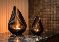Glowbus Growdrop L kaarshouder Corten