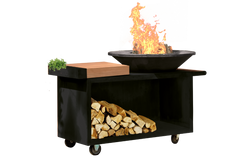 OFYR Island black 100 PRO teak wood