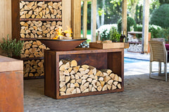 OFYR Wood storage corten 200