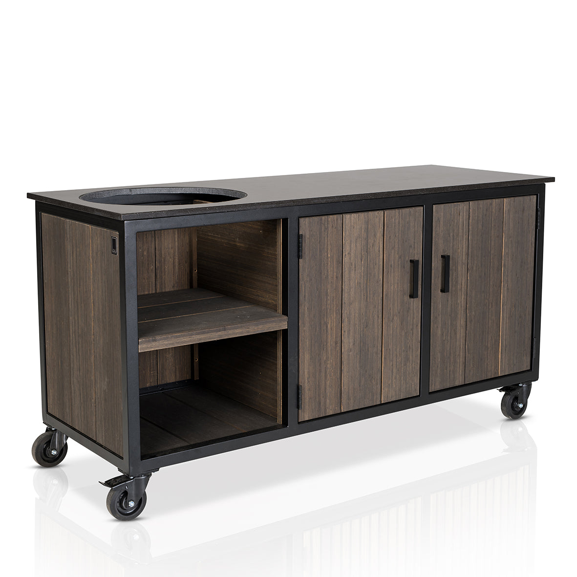 Fraaii Buitenkeuken Inferno Bamboo Graphite