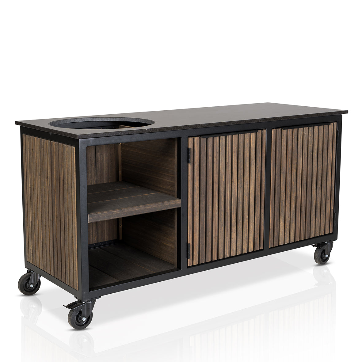 Fraaii Buitenkeuken Inferno Bamboo Graphite Rhombus