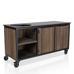 Fraaii Buitenkeuken Inferno Bamboo Graphite Rhombus
