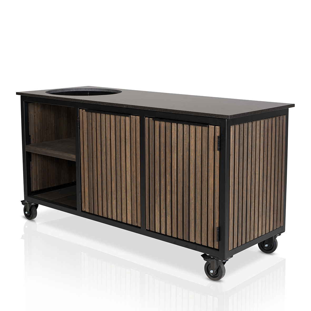 Fraaii Buitenkeuken Inferno Bamboo Graphite Rhombus