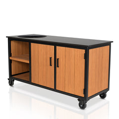 Fraaii Buitenkeuken Inferno Bamboo Teak Oil