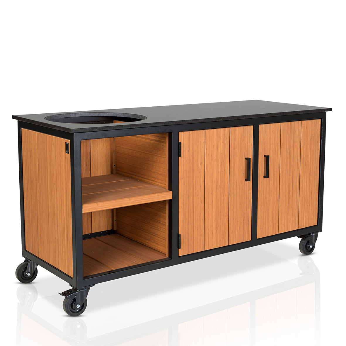 Fraaii Buitenkeuken Inferno Bamboo Teak Oil