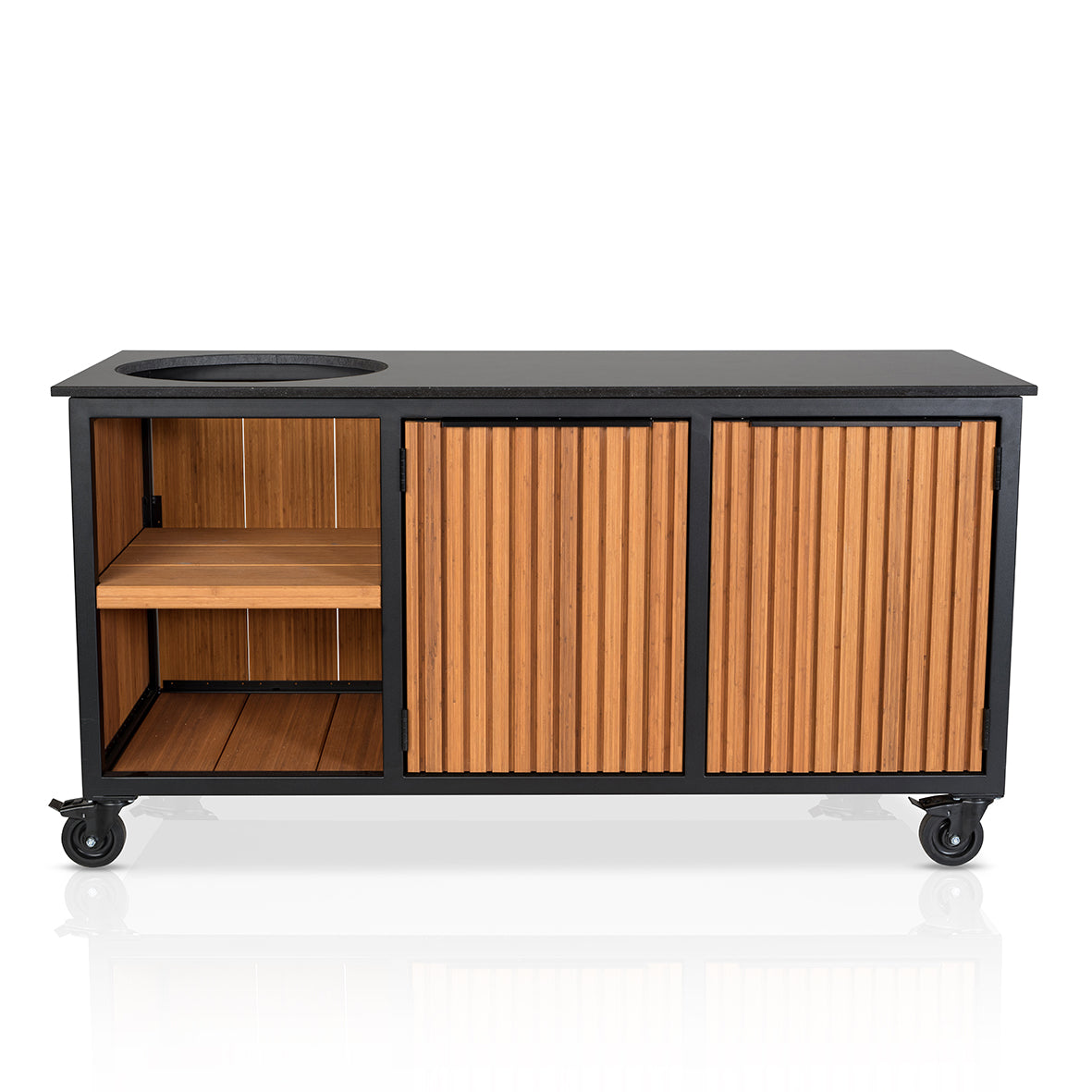 Fraaii Buitenkeuken Inferno Bamboo Teak Oil Rhombus