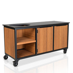Fraaii Buitenkeuken Inferno Bamboo Teak Oil Rhombus