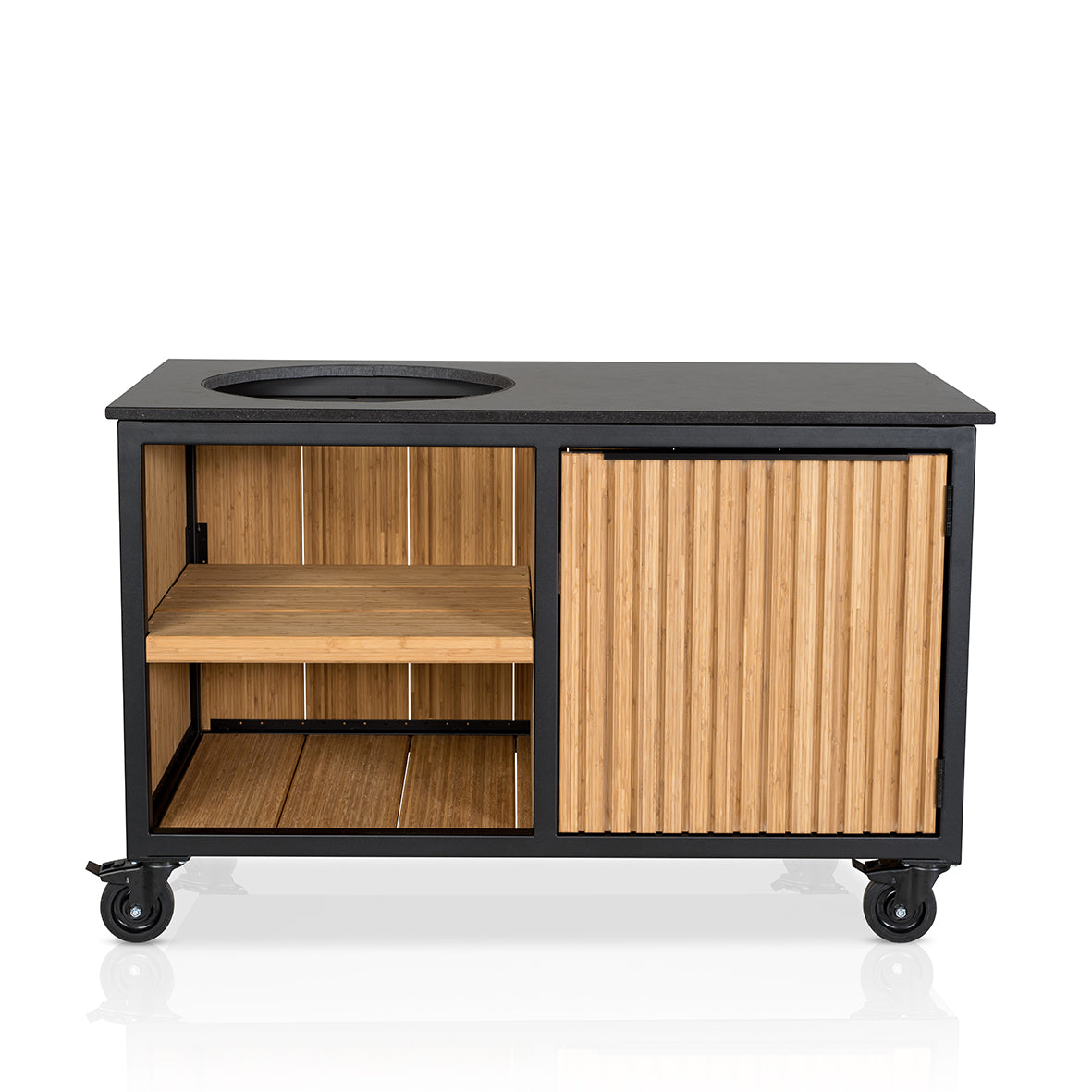 Fraaii Buitenkeuken Storage Bamboo Natural Rhombus