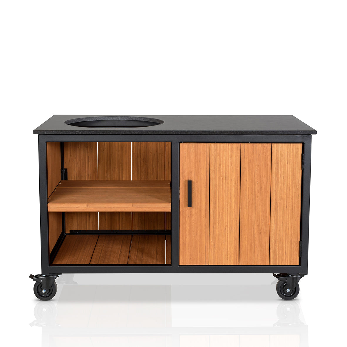 Fraaii Buitenkeuken Storage Bamboo Teak Oil