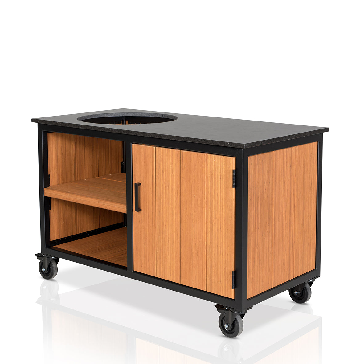 Fraaii Buitenkeuken Storage Bamboo Teak Oil