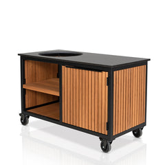 Fraaii Buitenkeuken Storage Bamboo Teak Oil Rhombus