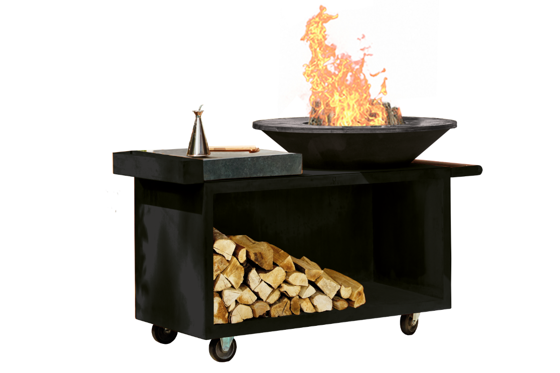 OFYR Island black 100 PRO donker grijs keramiek