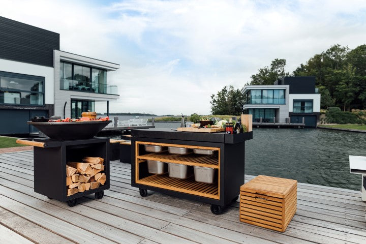 OFYR Storage insert PRO teak wood large