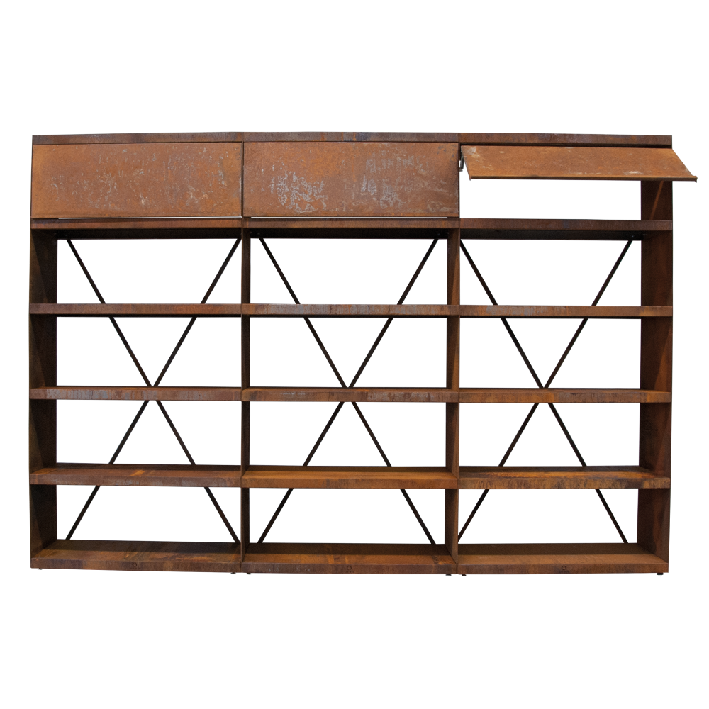 OFYR Wood storage corten 300
