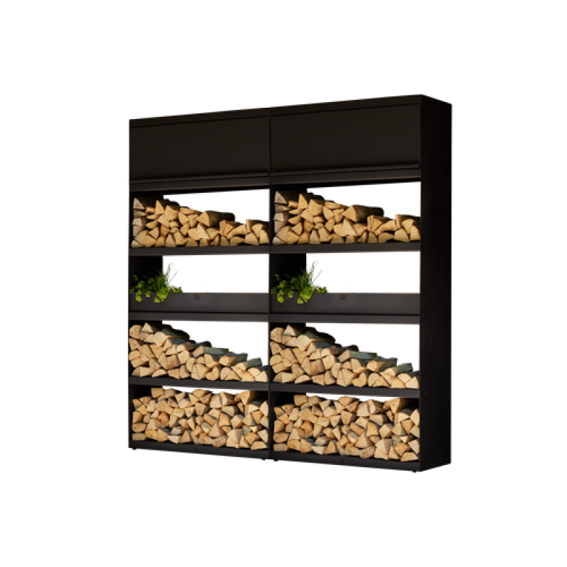 OFYR Wood storage black 200