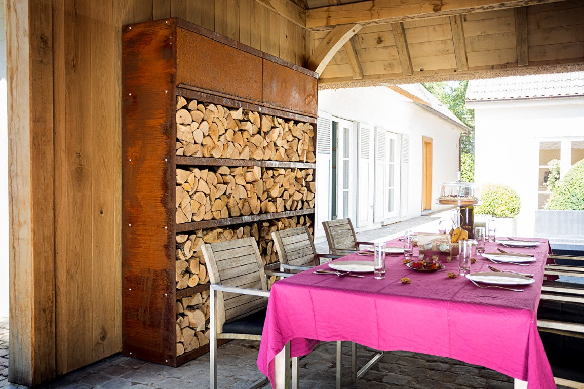 OFYR Wood storage corten 100