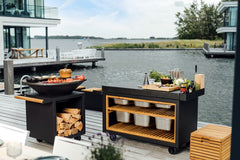 OFYR Storage insert PRO teak wood large