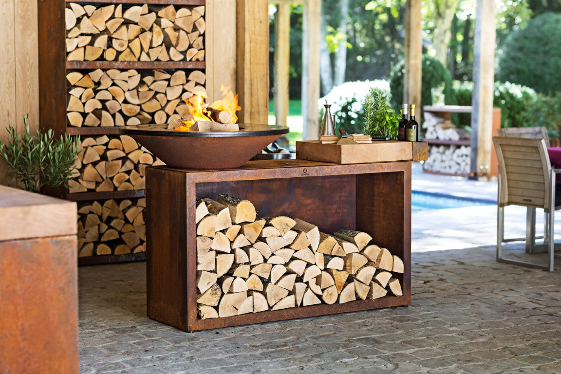OFYR Wood storage corten 200