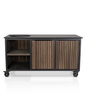 Fraaii Buitenkeuken Inferno Bamboo Graphite Rhombus