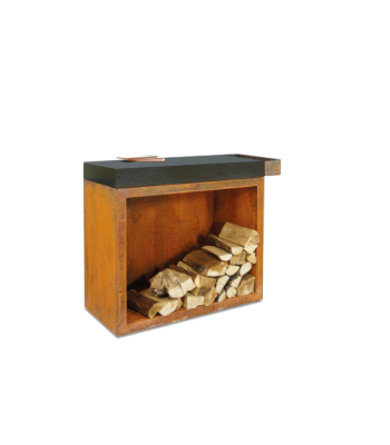 OFYR Butcher block storage 90 corten donker grijs keramiek