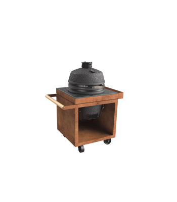 OFYR Kamado tafel corten 75 PRO+ donker grijs keramiek