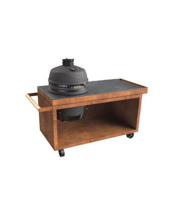 OFYR Kamado tafel corten 150 PRO+ donker grijs keramiek