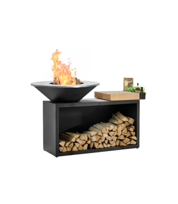 OFYR Island black 85x100 teak wood